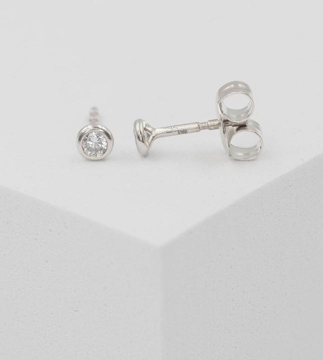 Image du produit Muau Boucles d'oreilles monture à cadre (750, Or 14 K)
