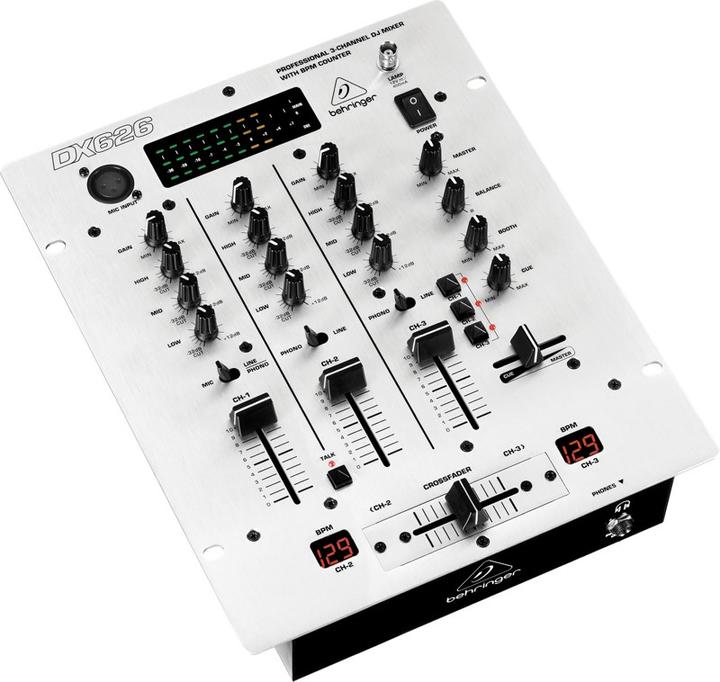 Actual product image Behringer DX626 PRO Mixer, 3-channel DJ mixer (DJ controller)