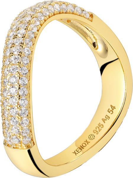 Actual product image Xenox Twotone ring (58, 925 Silver)