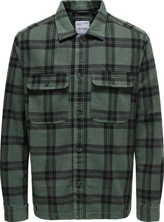 Actual product image Only & Sons Onsoliver Twill Overdye Overshirt Bf (L)