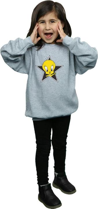 Actual product image Looney Tunes Girls Tweety Pie Star Sweatshirt (116)