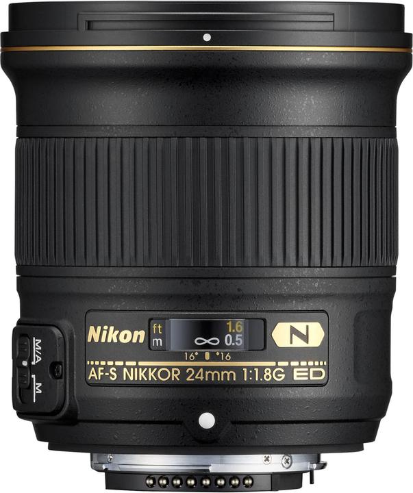 Produktbild Nikon AF-S Nikkor 24mm f/1.8G ED (Nikon F, Vollformat)