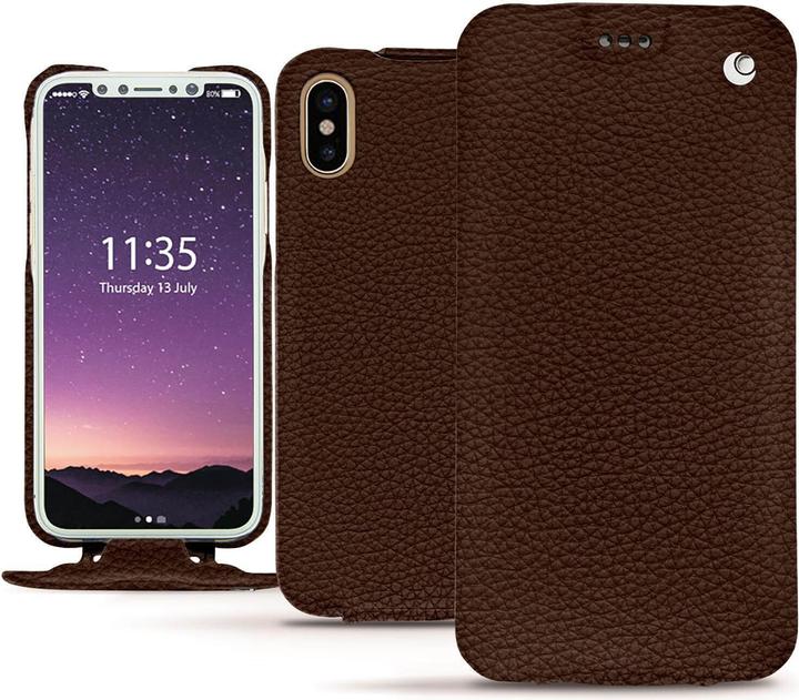 Actual product image Noreve Leather cover vertical (Apple iPhone XS)