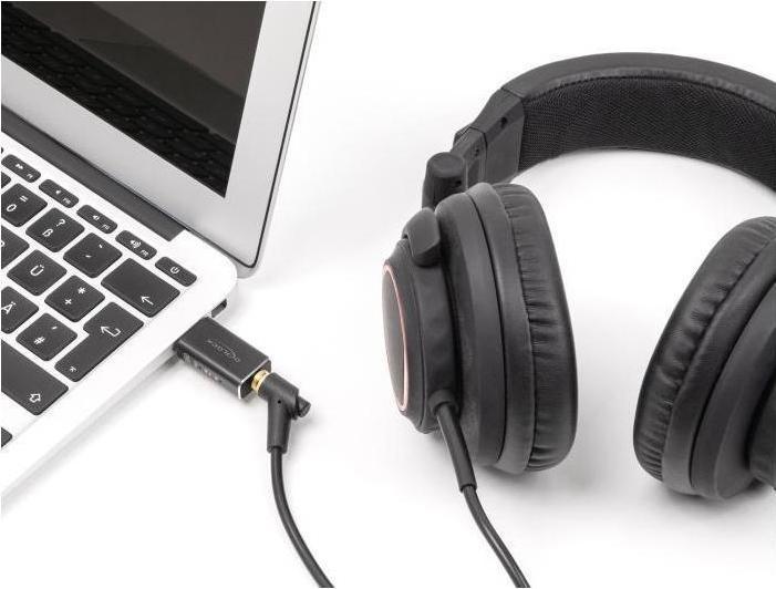 Actual product image Delock USB Gaming DAC 24 Bit / 96 kHz High Res Audio (USB 2.0)