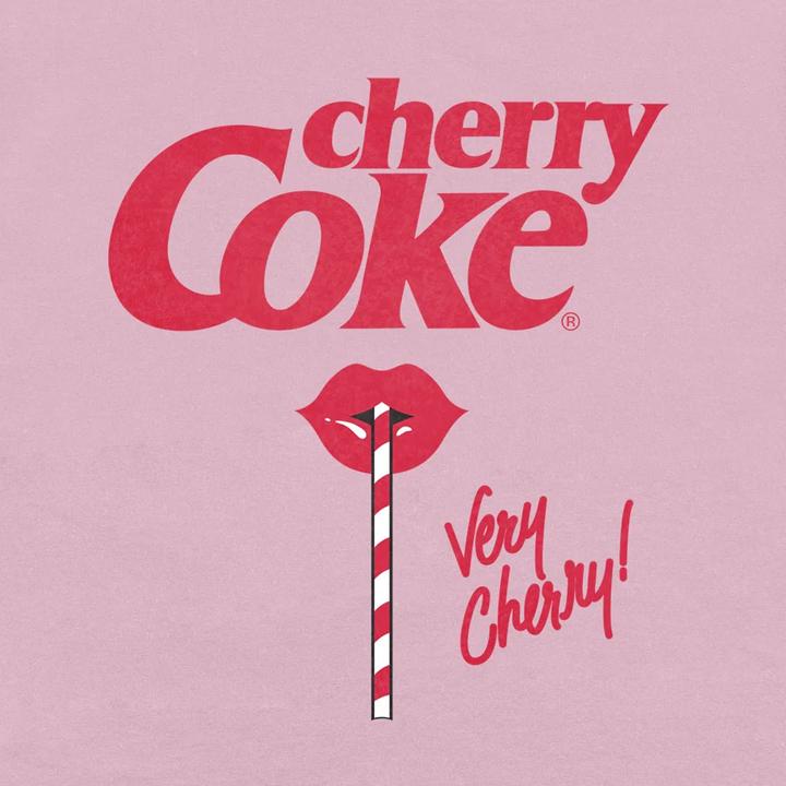 Actual product image Coca Cola Unisex Adult Cherry Coke T-Shirt (L)