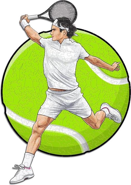 Image du produit Iconic Roger Federer - Tennis - Puzzle en bois Taille M (270 pièces) (270 pièces)