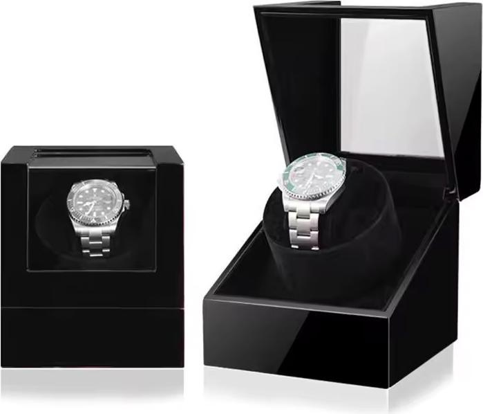 Immagine prodotto Cbx Eleganter Uhrenbeweger für 1 Uhr, Watchwinder Schwarz poliert (1 x)