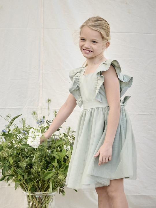 Produktbild Vertbaudet Festliches Mädchen Volantkleid, Musselin & Tüll (92)