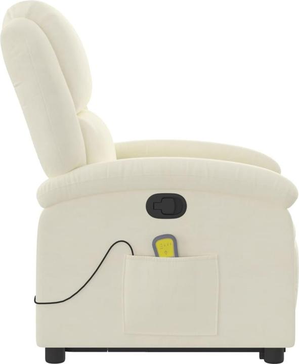 Actual product image VidaXL Massage chair with stand-up aid velvet