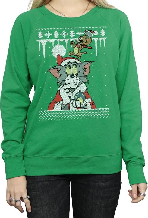 Immagine prodotto Tom & Jerry Christmas Fair Isle Felpa Donna (M)