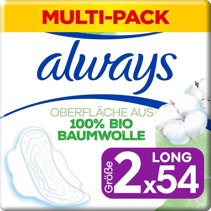 Always Cotton Protection (54 x, Damenbinden)