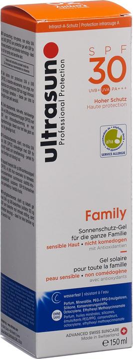 Actual product image Ultrasun Family SPF30 (Suntan lotion, SPF 50, 150 ml, 228 g)