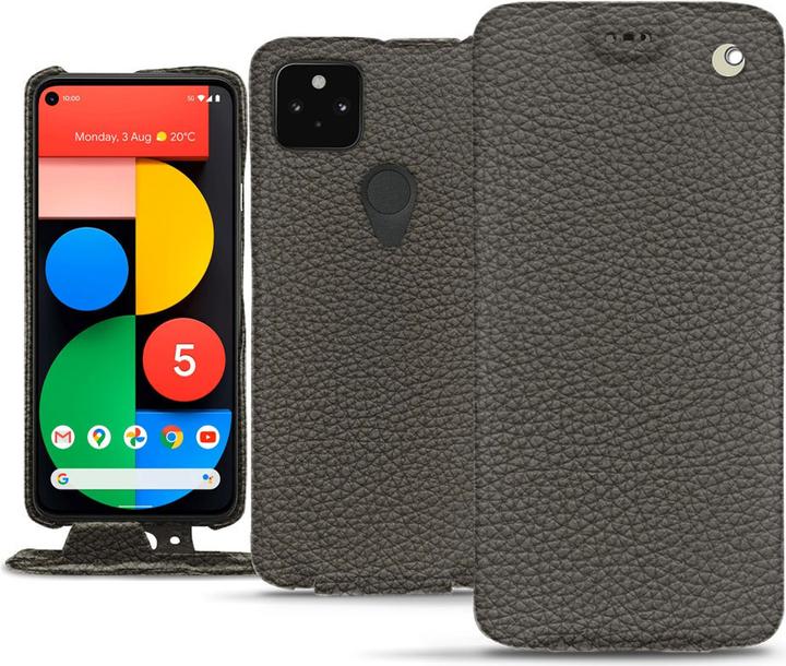 Actual product image Noreve Leather cover vertical (Google Pixel 5)
