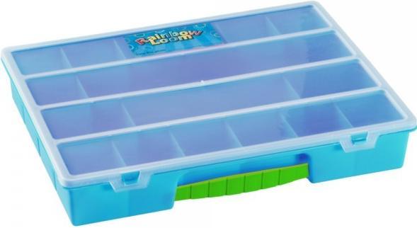Actual product image Rainbow Loom Organiser blue