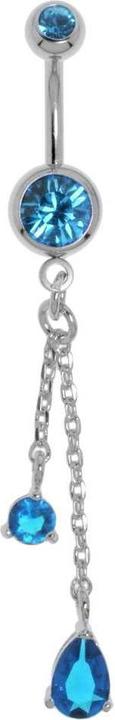 Bijouteria Bauchpiercing (Edelstahl, Messing, Kristall)
