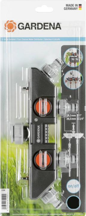 Produktbild Gardena 4-Wege-Verteiler (4 Wege Verteiler)