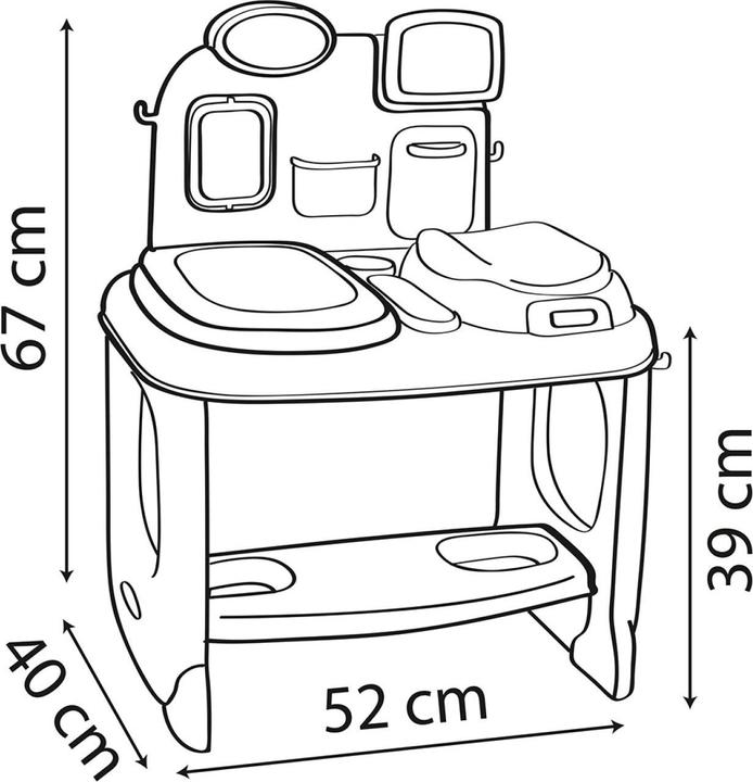 Actual product image Smoby Baby Care Centre 240305