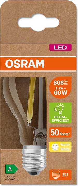 Immagine prodotto Osram Filamento Led Classic A (E27, 4 W, 840 lm, 1 x, A)