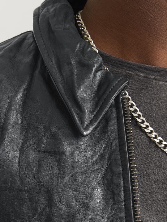 Produktbild Jack & Jones Jorcrincle Leather Jkt Styd Aw24 (L)