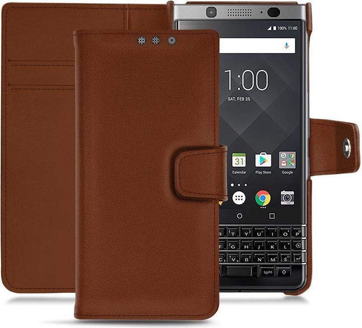 Produktbild Noreve Lederschutzhülle Wallet (Blackberry KEYone)