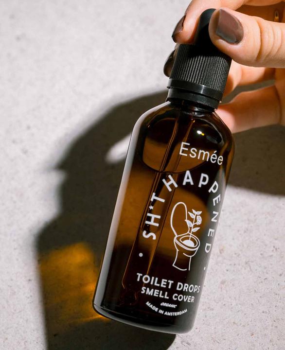 Actual product image Esmée Toilet Drops - Smell Cover Sh*t Happened