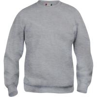 Immagine prodotto Clique Felpa girocollo Basic 021030, poliestere, cotone, grigio screziato, 4XL (4XL)