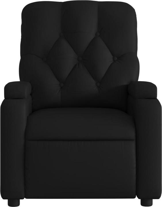 Actual product image VidaXL Massage chair black imitation leather,Colour: Black,Material