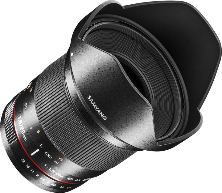 Image du produit Samyang 20mm f/1.8 ED AS UMC - Nikon F (Nikon F, Plein format)