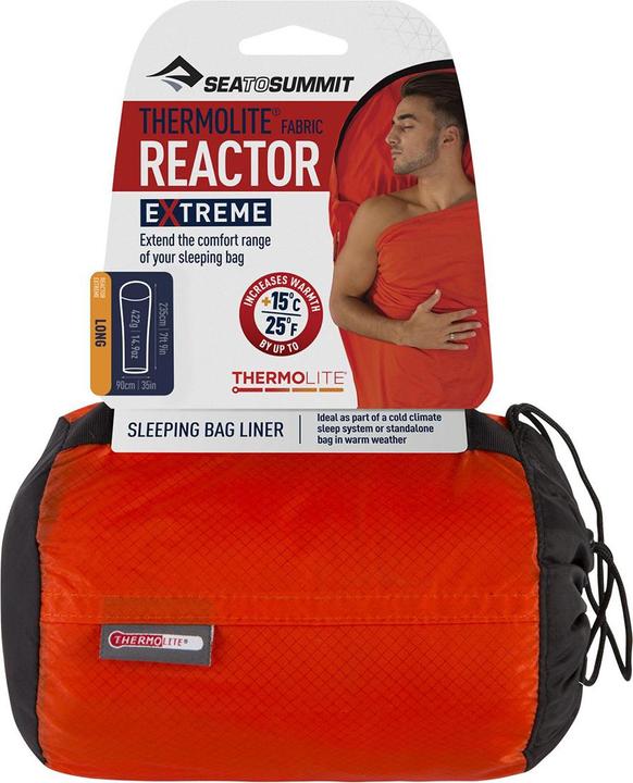 Actual product image Sea To Summit Thermolite Reactor Extreme Mummy Liner Long (235 cm)