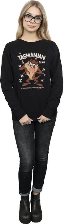 Actual product image Looney Tunes Womens/Ladies Tasmanian Devil Vintage Heather Sweatshirt (XXL)