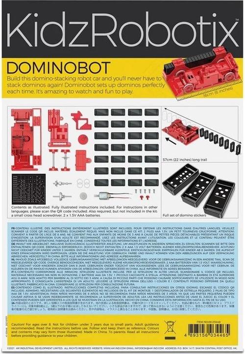 Produktbild 4M Dominobot Stapelroboter - KidzRobotix