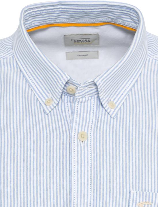 Produktbild Camel Active Oxford Streifenhemd aus nachhaltigem Organic Cotton (4XL)