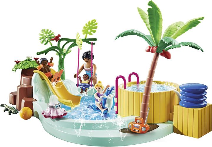 Immagine prodotto Playmobil Piscina per bambini con idromassaggio (71529, Playmobil La mia vita)