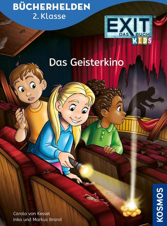 Actual product image Kosmos EXIT® - Das Buch, Bücherhelden 2. Klasse, Das Geisterkino (German, Carola of Boiler, Inca Brand, Michael Boehm, Markus fire, 2024)
