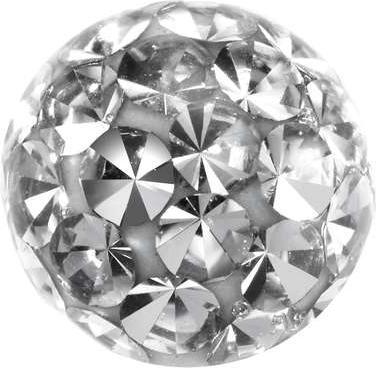 Image du produit Bijouteria Embout de piercing (Cristallin, Acier inoxydable, Résine époxy)
