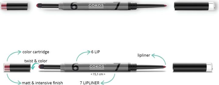 Actual product image Gokos Lipdesigner (6706 Be Mine)