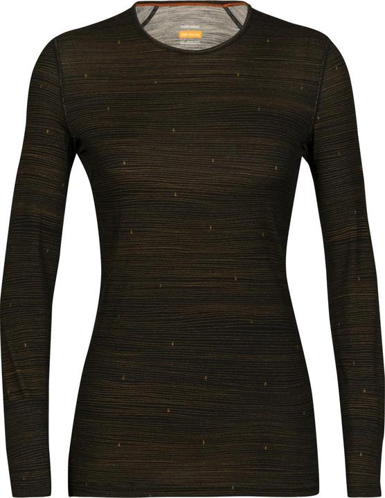 Actual product image Icebreaker Women Oasis LS Crewe Ski Tracks (S)