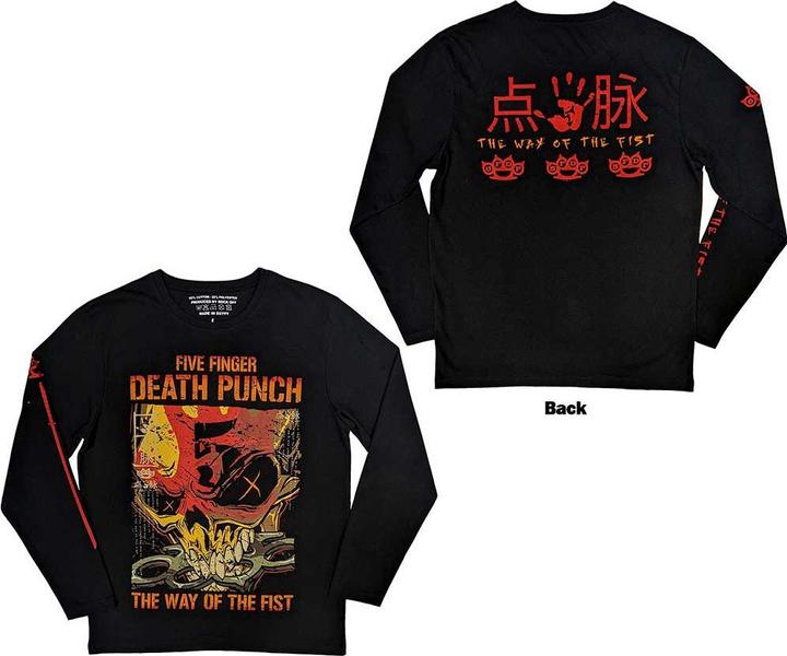 Five Finger Death Punch The Way Of The Fist Back Print,Sleeve Print (Longsleeve)