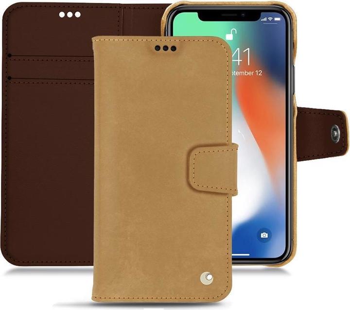Noreve Lederschutzhülle Wallet (Apple iPhone XS Max)