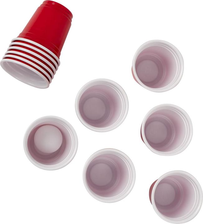 Image du produit Casativo Jeu de bière Pong, 12 pièces, 10 verres à shot, 2 balles