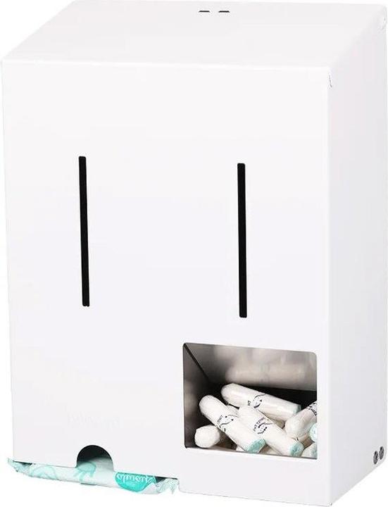 Produktbild Hygolet Tampon-/ Bindenspender Edelstahl weiss (Intimgel)