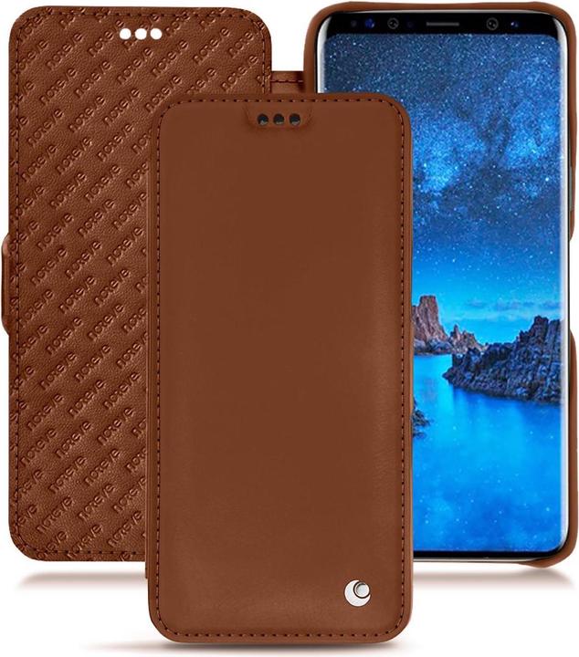 Productafbeelding Noreve Lederen omslag horizontaal (Samsung Galaxy S9)