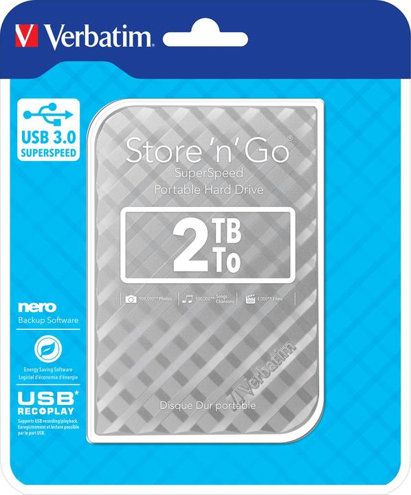 Actual product image Verbatim Hard Drive Store 'n' Go (2 TB)
