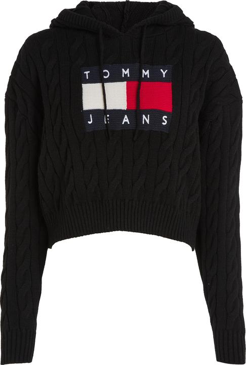 Image du produit Tommy Hilfiger Sweat à capuche Tjw Center Flag Cable pour femme (M)