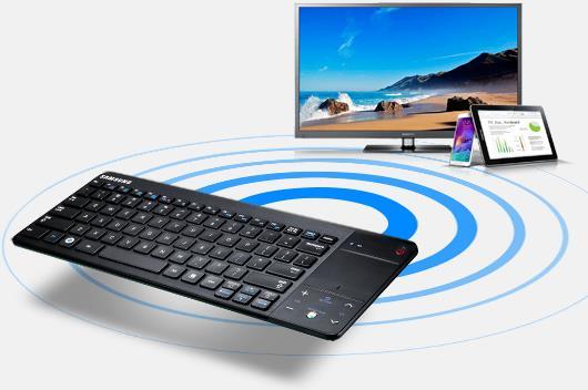 Image du produit Samsung VG-KBD1000/ZG, bluetooth Tastatur, für SmartTV's und Mobilegeräte, DE-Layout