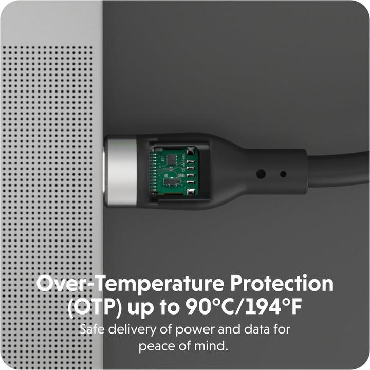 Actual product image Targus 2M Silicone 240W USB-C Charging Cable - (2 m, USB 2.0)