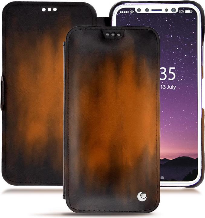 Productafbeelding Noreve Lederen omslag horizontaal (Apple iPhone XS)