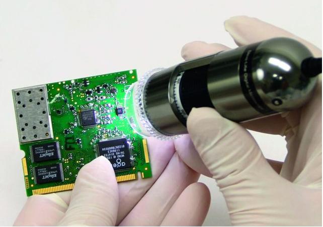 Actual product image Anmo Dino-Lite AM7515MZT Edge, handheld microscope