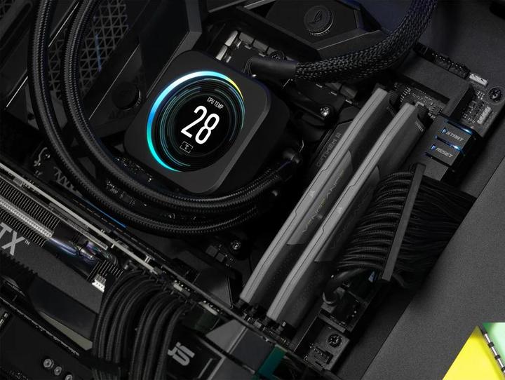 Image du produit Corsair DDR5, 6000MT/s 48GB 2x24GB DIMM, non buffered, 30-36-36-76, Std PMIC, AMD EXPO & Intel XMP (2 x 24 Go, 4800 MHz, RAM DDR5, DIMM)