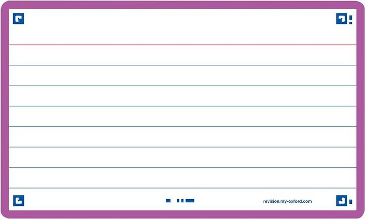Image du produit Oxford 80 flashcards FLASH 2.0 - 7 (75 x 125 mm, 80 x)